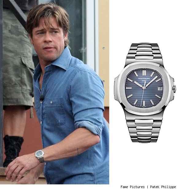 Brad Pitt Patek Philippe Nautilus