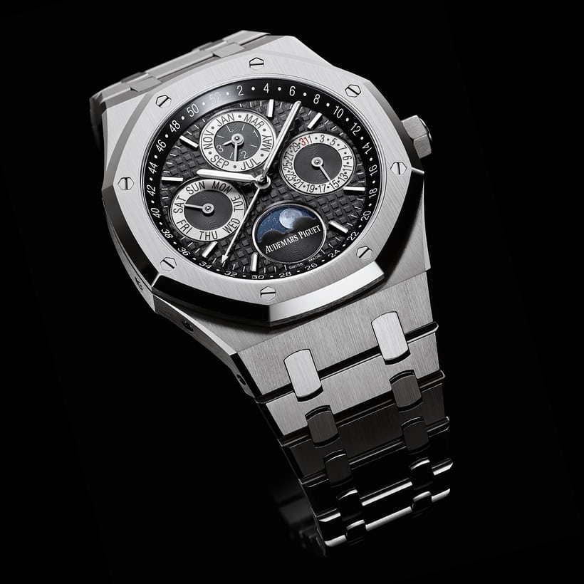 Repliche Audemars Piguet Royal Oak Perpetual Calendar Platino