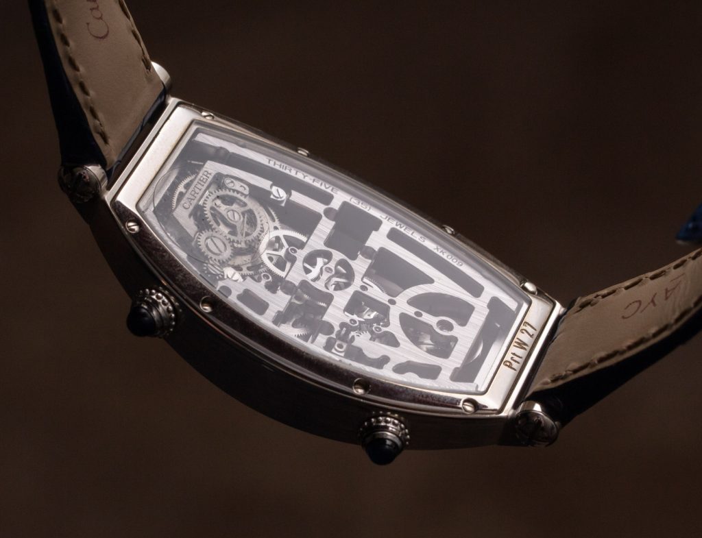 Cartier Prive Tonneau XL Skeleton Replica Orologio Svizzero